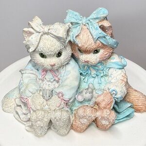 Calico Kittens collectibles. Numbered. “We’re a Purrr-fect pair”.